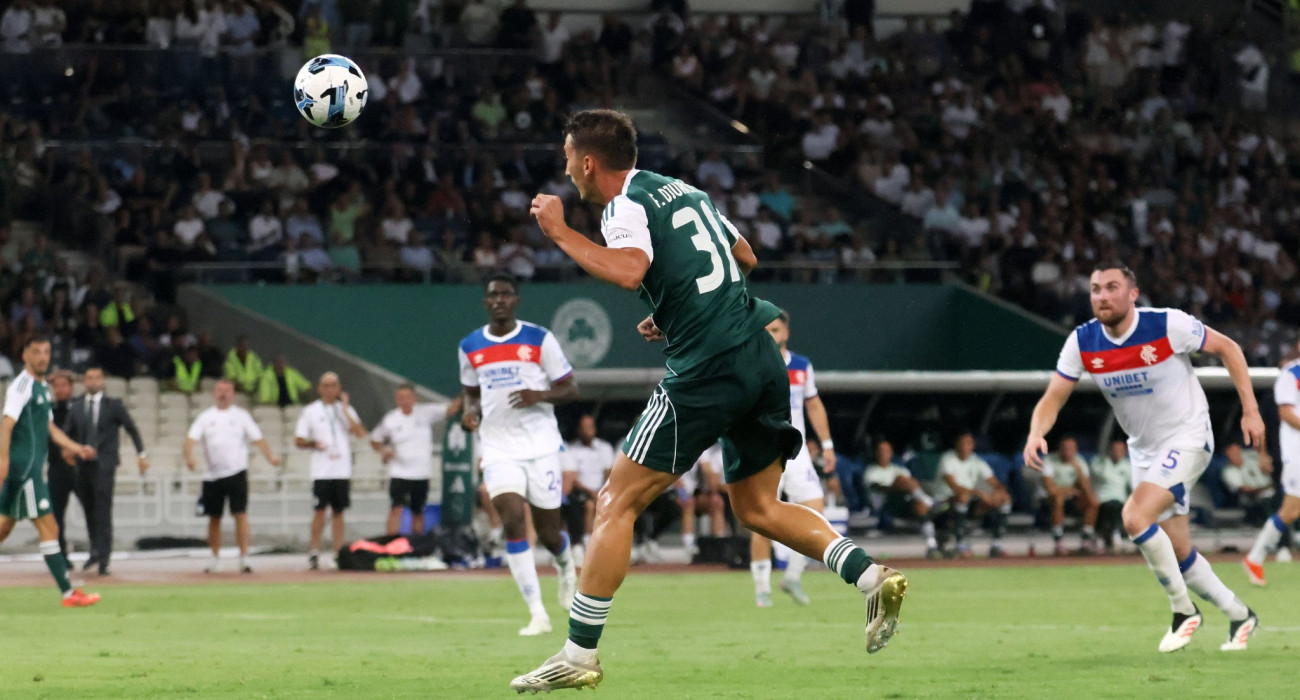 Το υπέροχο γκολ του Φίλιπ Τζούριτσιτς στο 54' δεν έφτασε στον Παναθηναϊκό - ΠΗΓΗ: ΙΝΤΙΜΕ