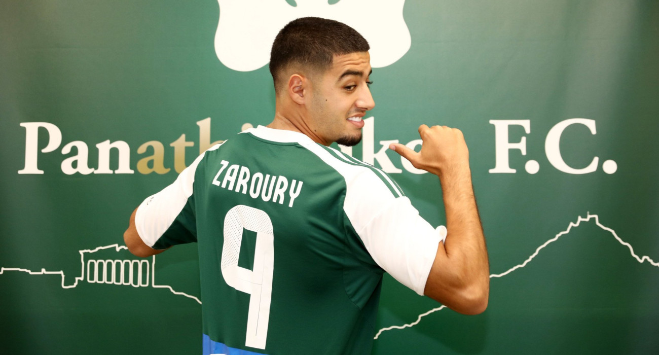 Ο Ανάς Ζαρουρί επέλεξε τη φανέλα με το «9» στον Παναθηναϊκό - ΠΗΓΗ: ΙΝΤΙΜΕ