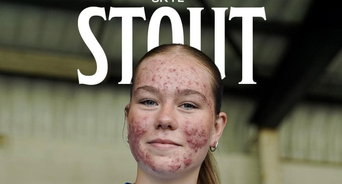 Η Σκάι Στάουτ στην ανακοίνωση της από την Κιλμάρνοκ / Πηγή: Kilmarnock