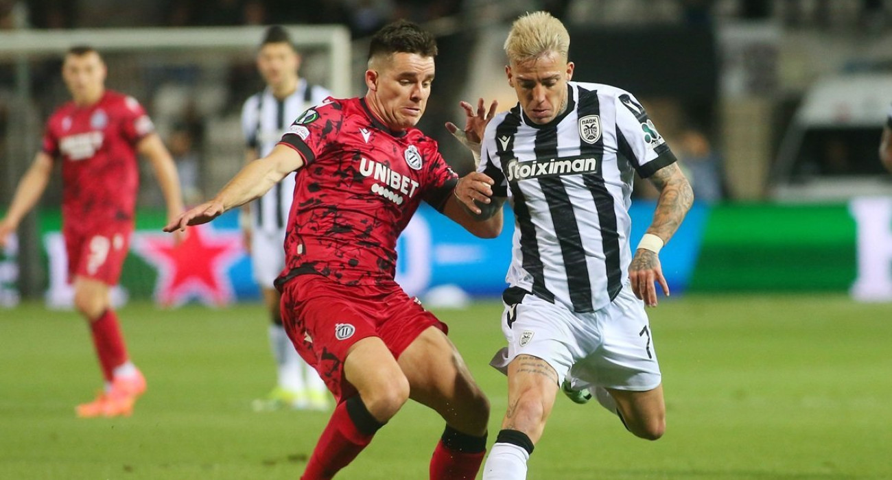 Ο Χούγκο Βέτλεσεν σε αναμέτρηση της Μπριζ απέναντι στον ΠΑΟΚ / Πηγή: InTime