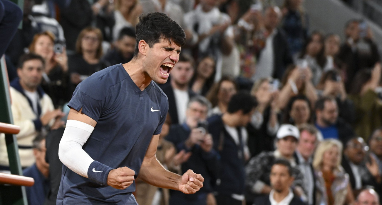 Ο Κάρλος Αλκαράθ στο Roland Garros του 2024 / Πηγή: Intime