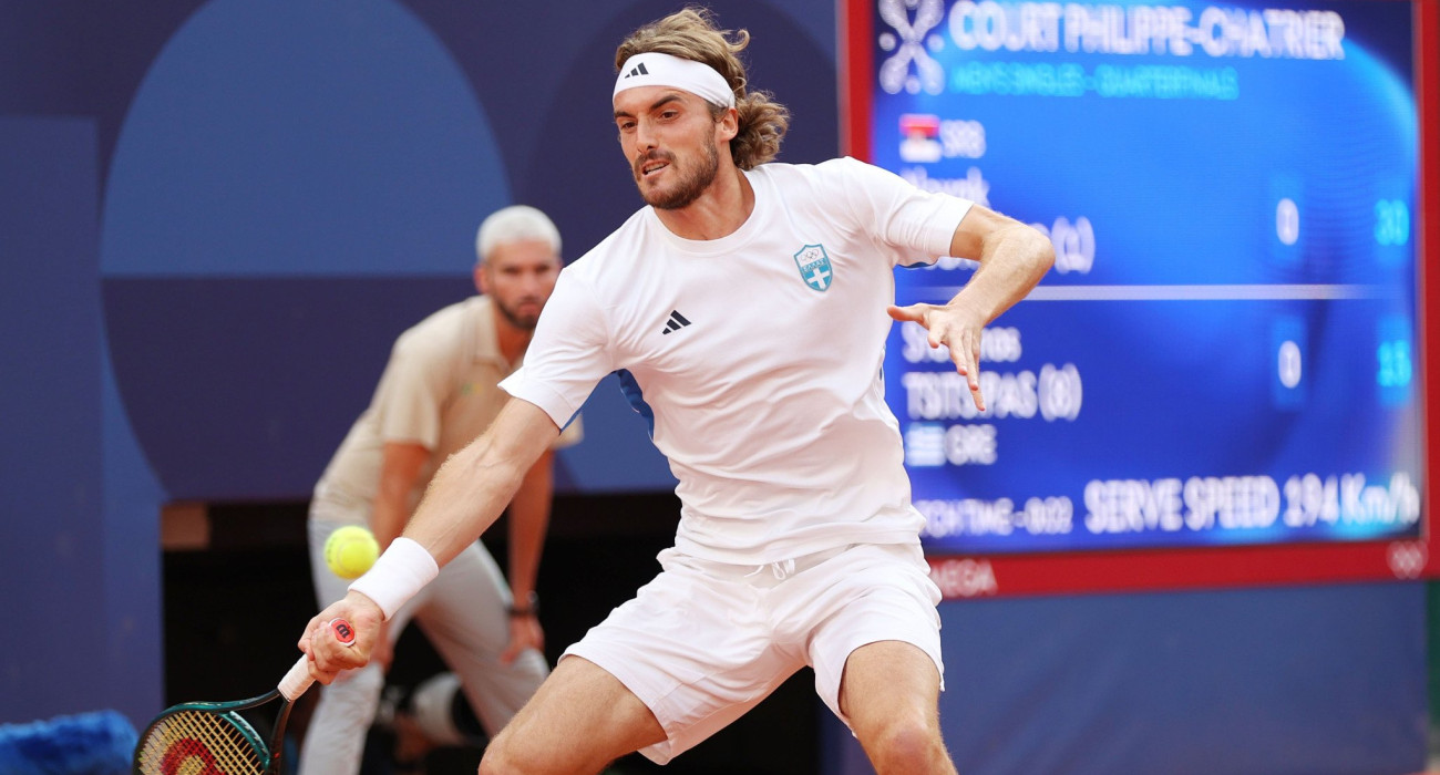 Ο Στέφανος Τσιτσιπάς στους Ολυμπιακούς Αγώνες του Παρισιού 2024 / Πηγή: Intime