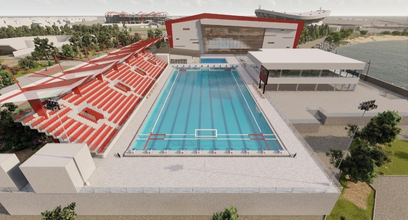 Μία από τις μακέτες του Υδάτινου Πάρκου