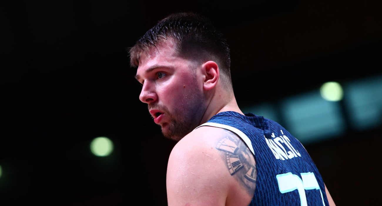 Ο Λούκα Ντόντσιτς με τη φανέλα της Εθνικής Σλοβενίας/Πηγή: Eurokinissi