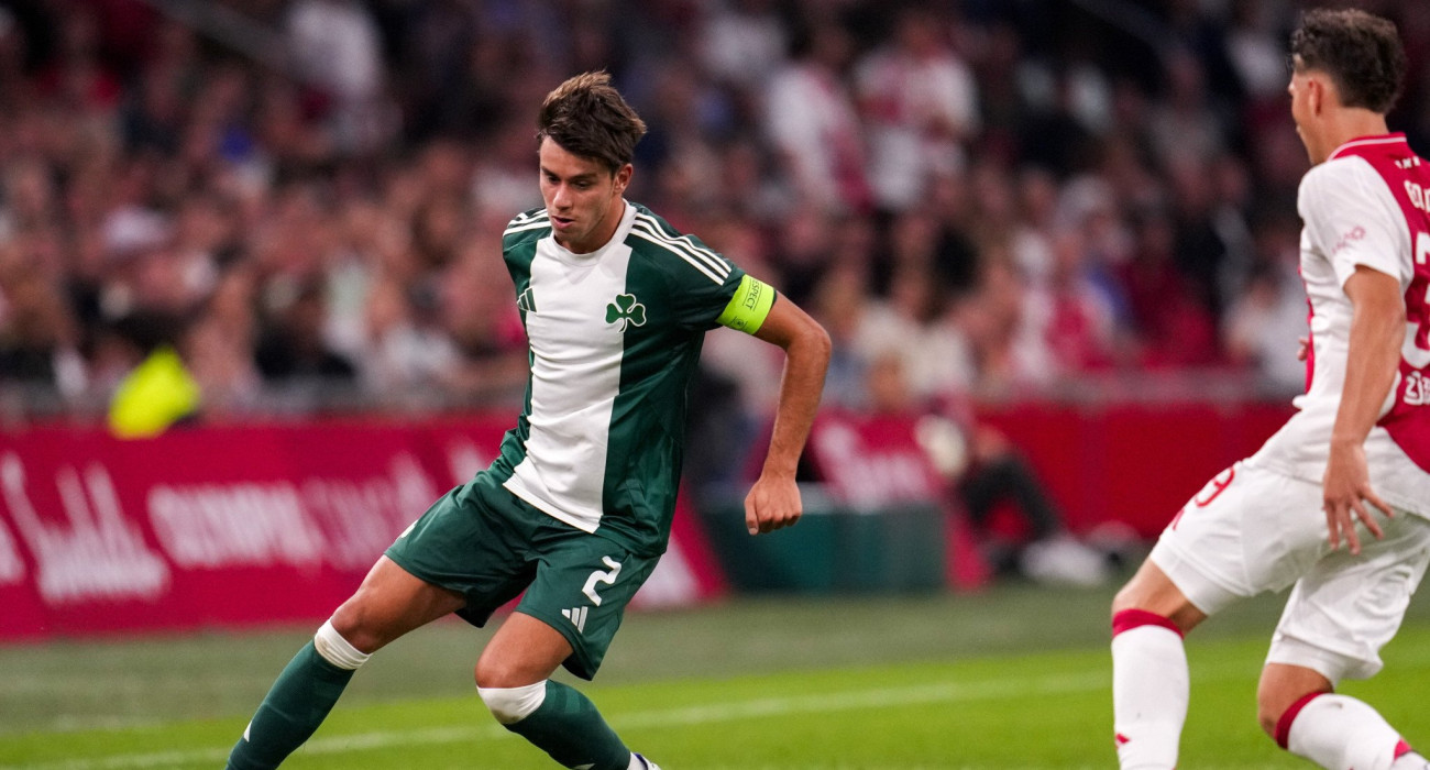 Ο Γιώργος Βαγιαννίδης στην αναμέτρηση του Παναθηναϊκού με τον Άγιαξ / Πηγή: Eurokinissi