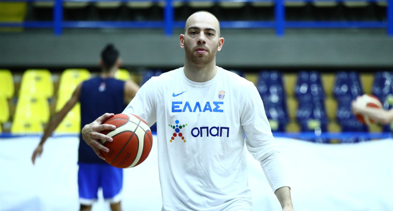 Ο Βασίλης Μουράτος σε προετοιμασία της Εθνικής ομάδας, Πηγή: Eurokinissi