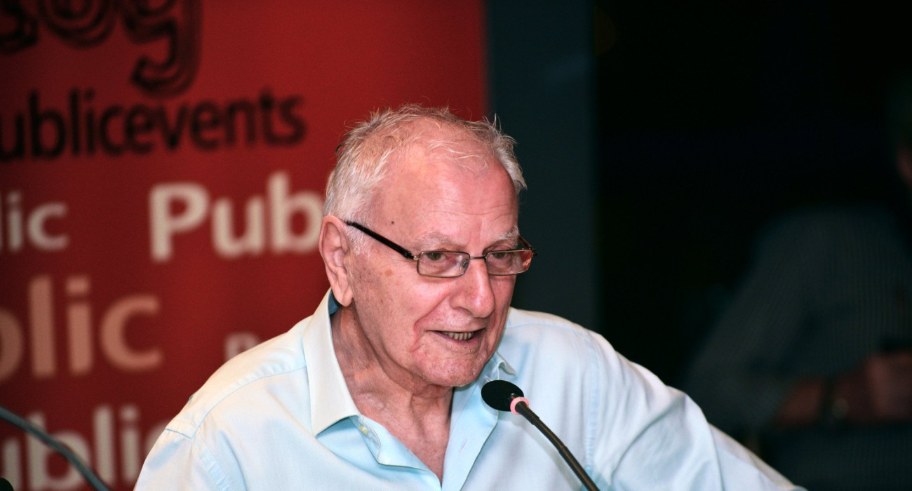 ο γνωστός δημοσιογράφος και φίλος της ΑΕΚ Κώστας Χαρδαβέλλας / Πηγή: Eurokinissi