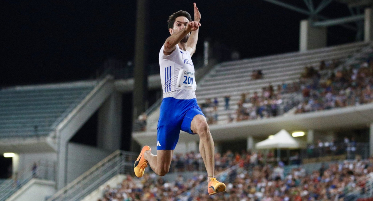 Ο Μίλτος Τεντόγλου στο Βαλκανικό Πρωτάθλημα / Πηγή: Eurokinissi