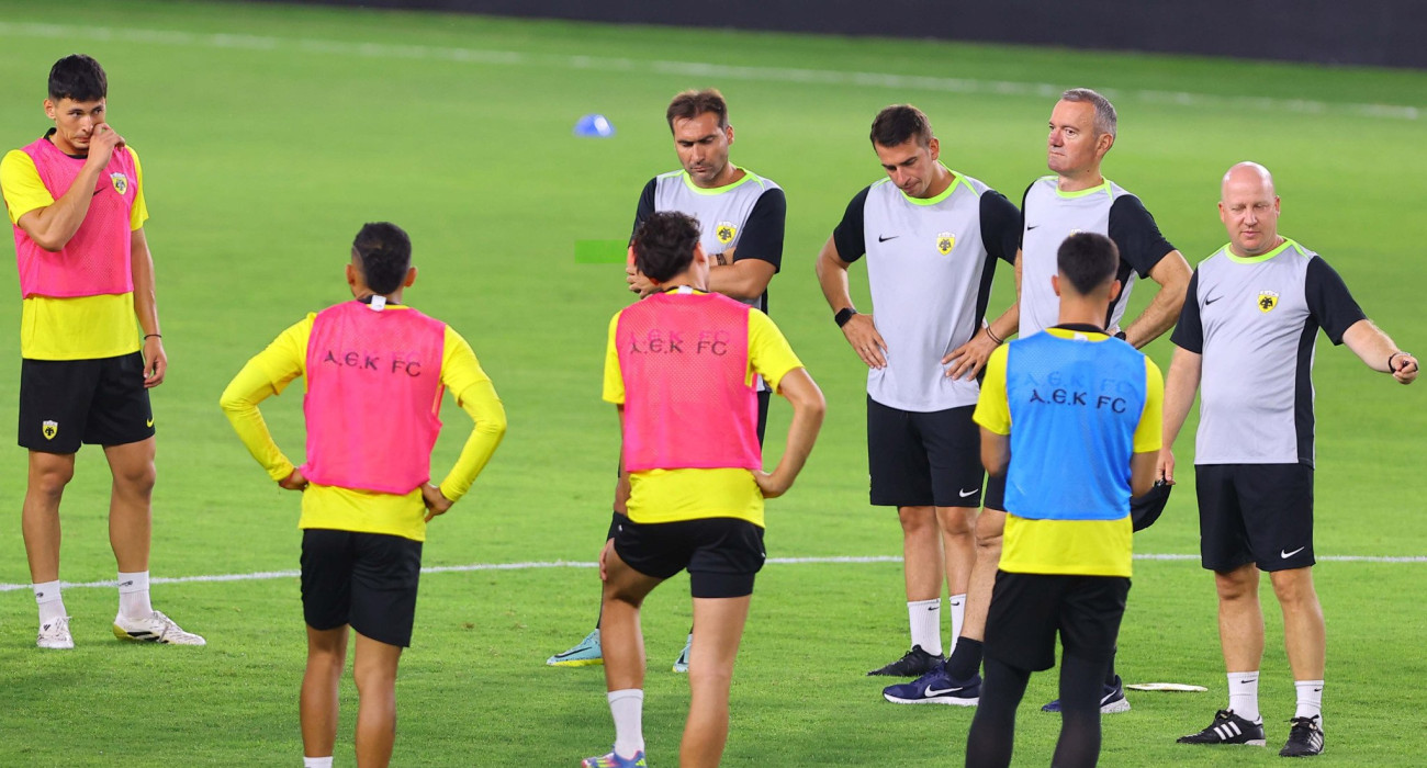 Ο Μάρκο Νίκολιτς στην προπόνηση της ΑΕΚ /Πηγή: Eurokinissi