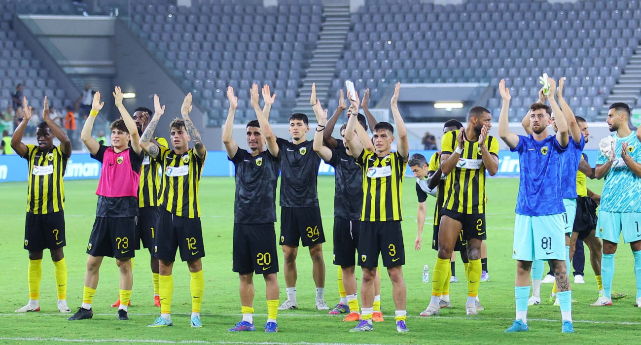 Οι παίκτες της ΑΕΚ /Πηγή: Eurokinissi