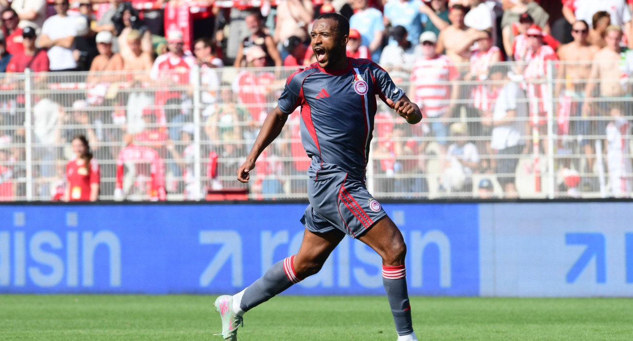 Ο Ελ Κααμπί στη φιλική αναμέτρηση του Ολυμπιακού με την Ουνιόν Βερολίνου / Πηγή: Eurokinissi