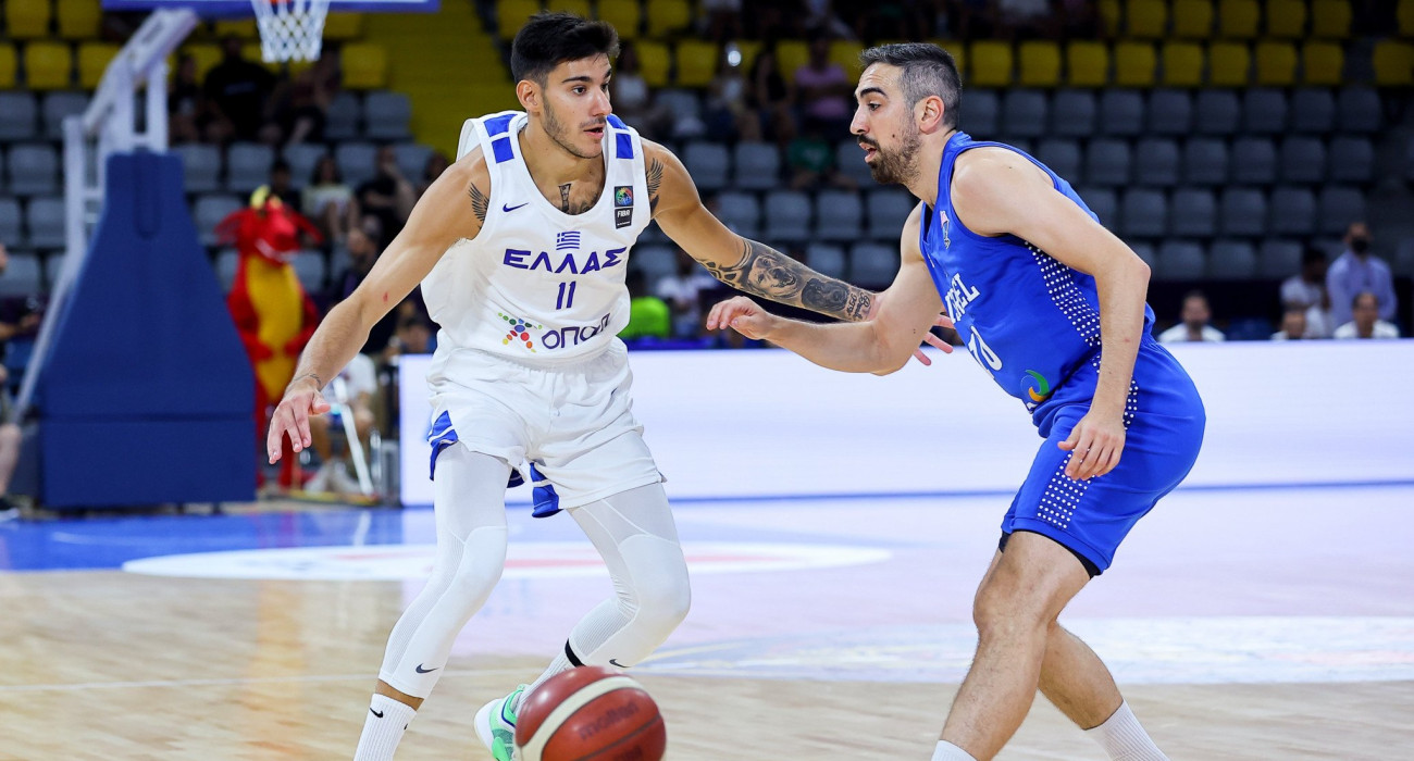 Ο Παναγιώτης Καλαϊτζάκης εν δράση κόντρα στο Ισραήλ - Πηγή: Eurokinissi