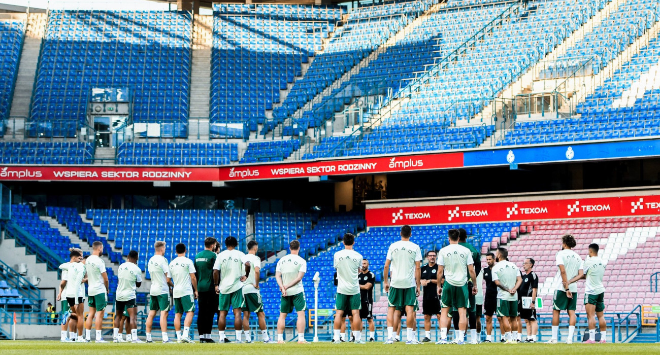 Οι παίκτες του Παναθηναϊκού στην Πολωνία / Πηγή: Eurokinissi