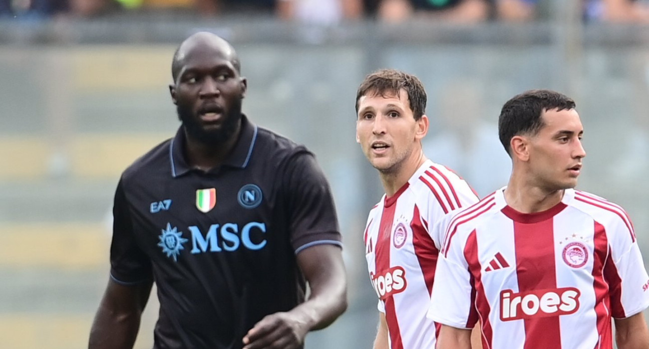 Ο Ρομέλου Λουκάκου σε φιλική αναμέτρηση κόντρα στον Ολυμπιακό / Πηγή: Eurokinissi