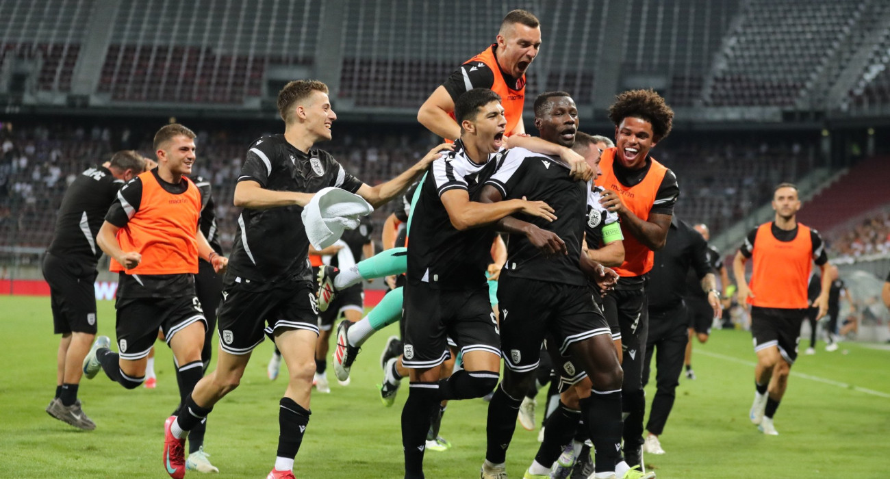 Το γκολ - πρόκρισης του ΠΑΟΚ στα playoff του Europa League / Πηγή: Eurokinissi