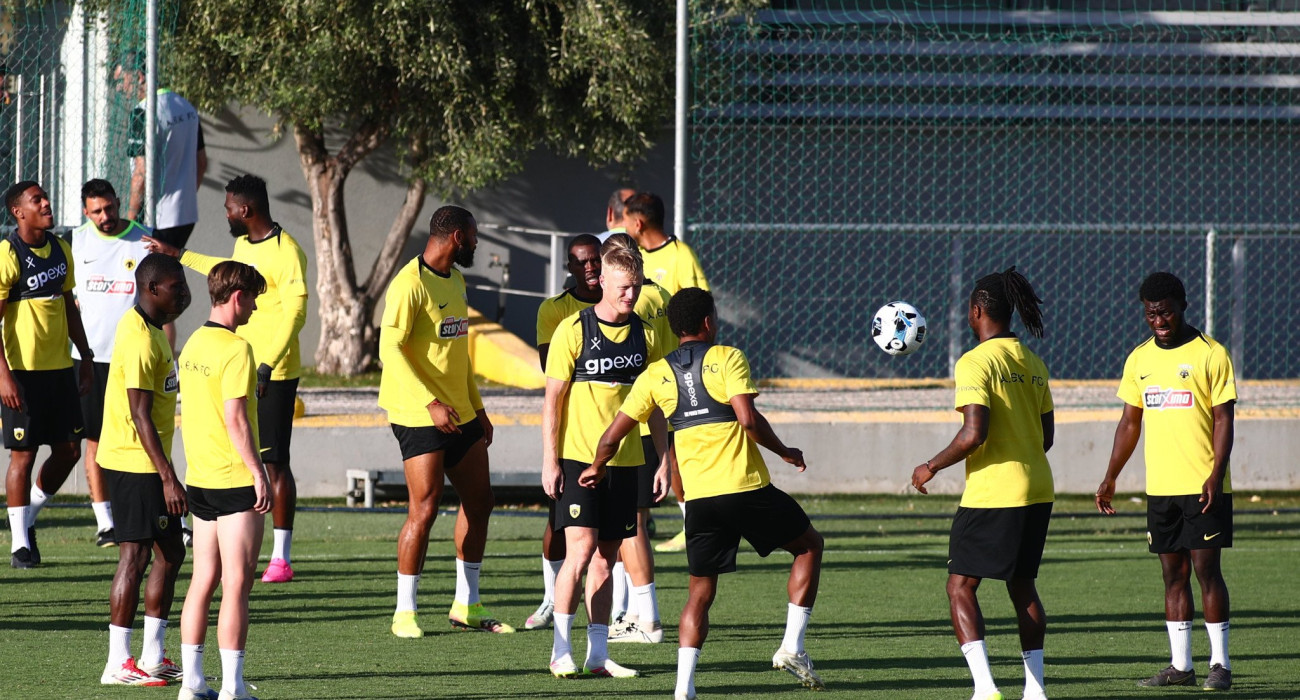 Προπόνηση της ΑΕΚ στα Σπάτα / Πηγή: Eurokinissi