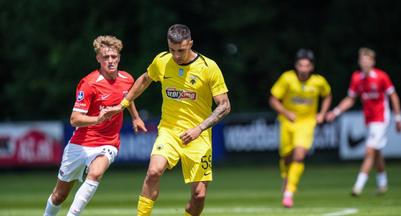 O Κωνσταντίνος Χρυσόπουλος σε φιλικό αγώνα της ΑΕΚ / Πηγή: Eurokinissi