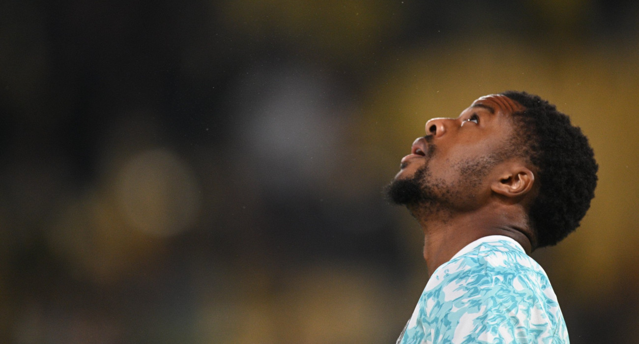 Ο Τσούμπα Άκπομ με τη φανέλα του Άγιαξ / Πηγή: Eurokinissi