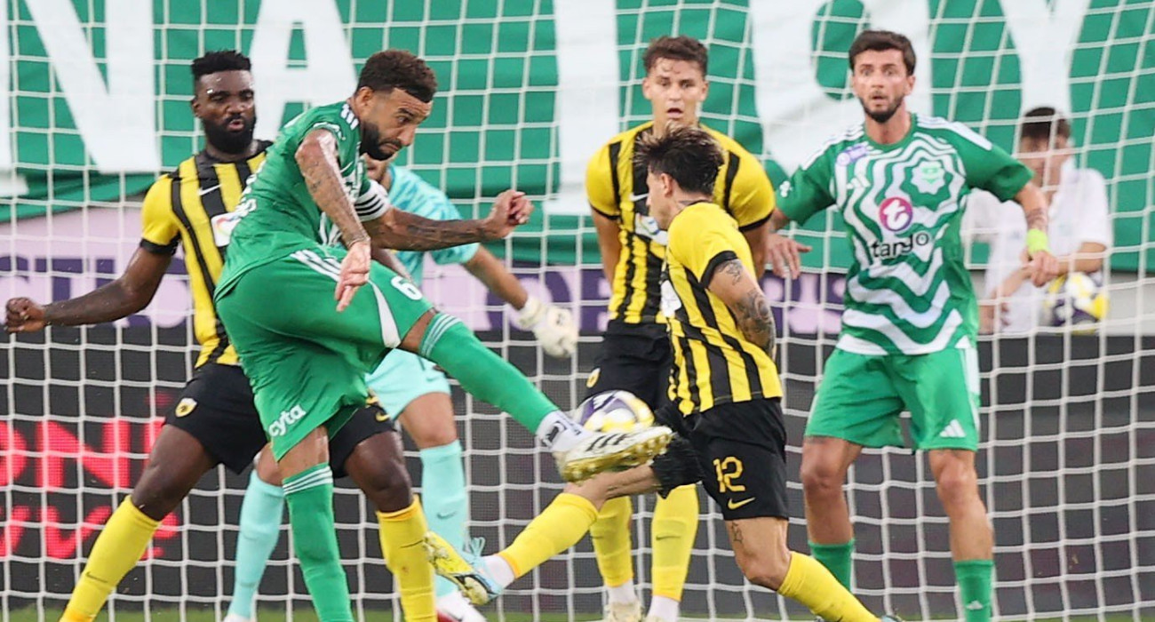 Το 2-2 του Άρη Λεμεσού κόντρα στην ΑΕΚ / Πηγή: Intime