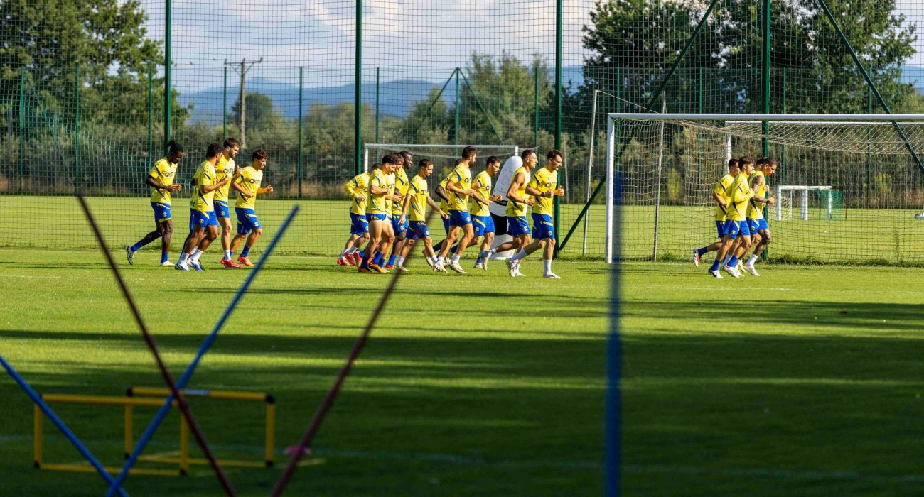 Οι ποδοσφαιριστές του Αστέρα AKTOR σε προπόνηση / Πηγή: asterastripolis.gr