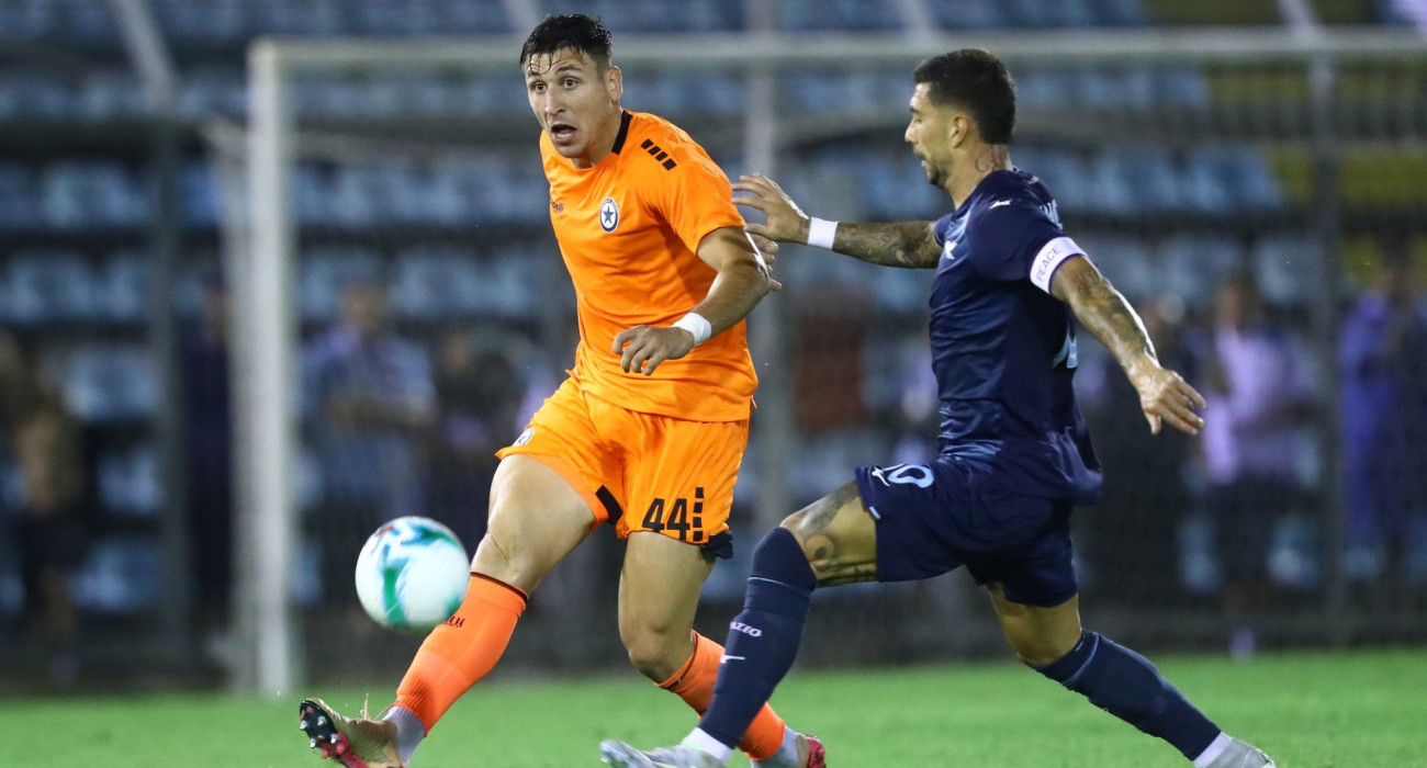 Φάση από το φιλικό Λάτσιο - Ατρόμητος / Πηγή: Eurokinissi