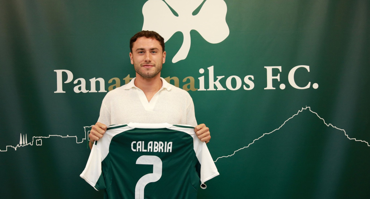 Ο Ντάβιντε Καλάμπρια στον Παναθηναϊκό/Πηγή: Intime