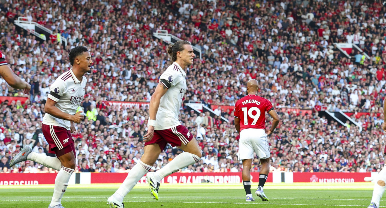 Ο Ρικάρντο Καλαφιόρι σκόραρε με την Άρσεναλ / Πηγή: Imago