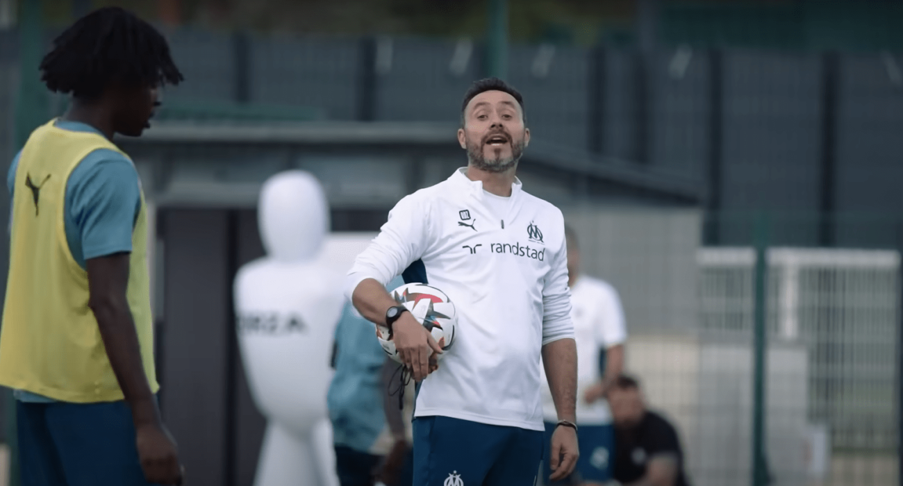 Ο τεχνικός της Μαρσέιγ Ρομπέρτο Ντε Τσέρμπι / Screenshot