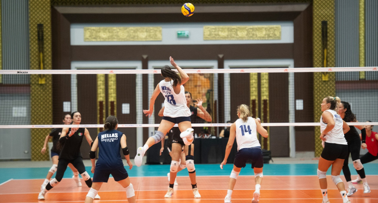 Η Εθνική Ελλάδας στο φιλικό ματς με το Μεξικό πριν ρο Παγκόσμιο Πρωτάθλημα 2025 / Πηγή: ΕΟΠΕ