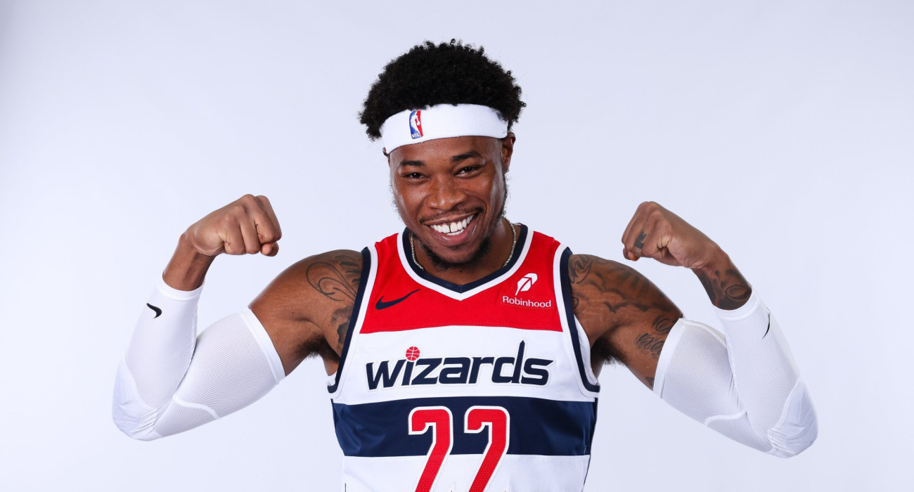 Ο Ρισόν Χολμς αναμένεται να είναι η επόμενη μεταγραφή του Παναθηναϊκού / Photo by Scott Taetsch/Getty Images