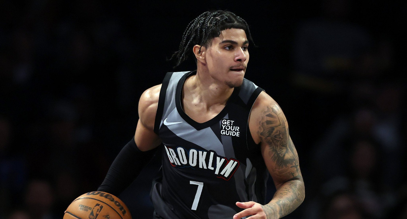 Ο Κίλιαν Χέιζ με τη φανέλα των Μπρούκλιν Νετς την περασμένη αγωνιστική περίοδο, Πηγή: Sarah Stier/Getty Images/ Ιdeal Images