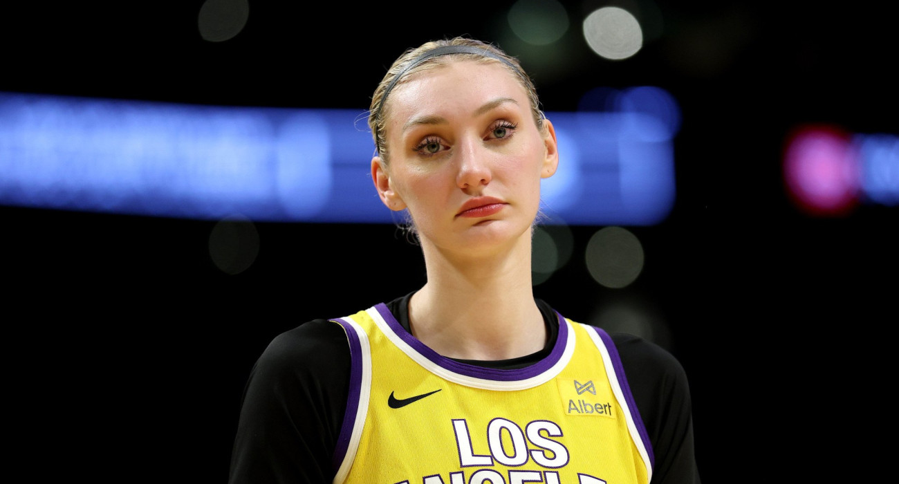 Η Κάμερον Μπρινκ των Λος Άντζελες Σπαρκς ήταν παρούσα στο περιστατικό στην Crypto Arena / Πηγή: Luke Hales / Getty Images