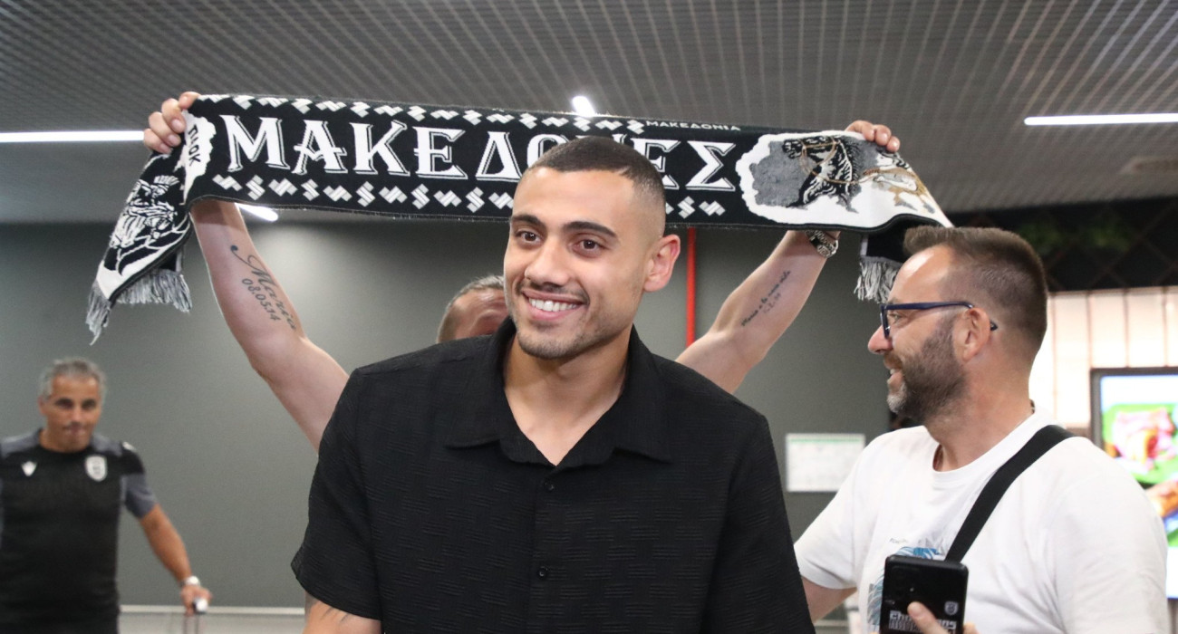 Ο Γιώργος Γιακουμάκης στη Θεσσαλονίκη για τον ΠΑΟΚ / Πηγή: Eurokinissi