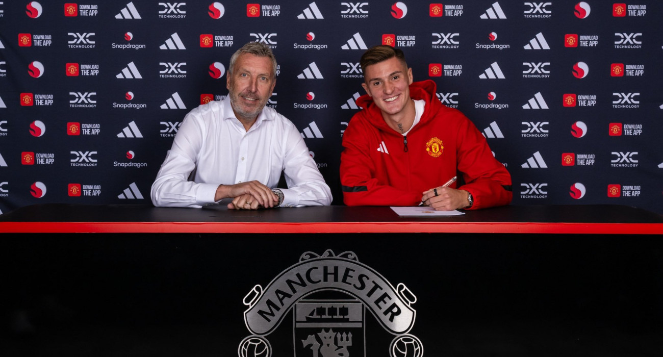 Ο Μπέντζαμιν Σέσκο στη Μάντσεστερ Γιουνάιτεντ / Πηγή: ManUtd