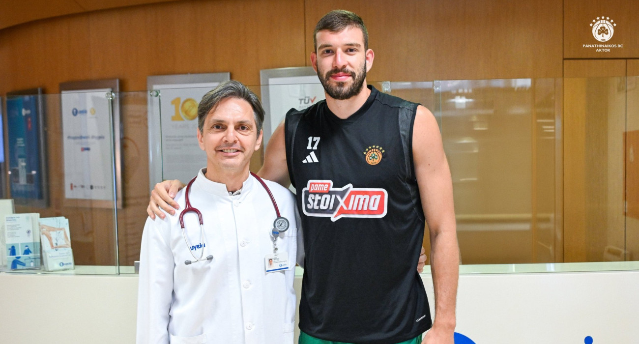 Ο Νίκος Ρογκαβόπουλος στο «Υγεία»/Πηγή: x.com@paobc