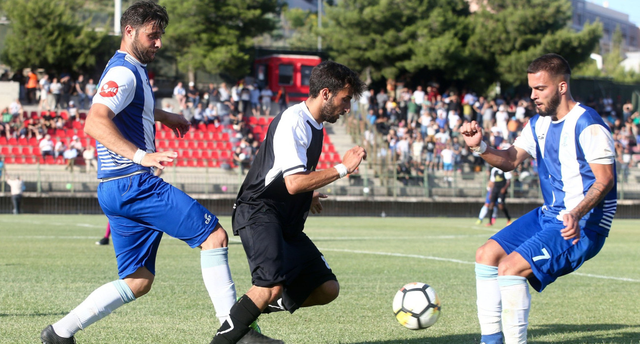 Φάση από τον τελικό κυπέλλου ερασιτεχνών 2018 ΟΦ Ιεράπετρας - Νίκη Βόλου / Πηγή: Intime