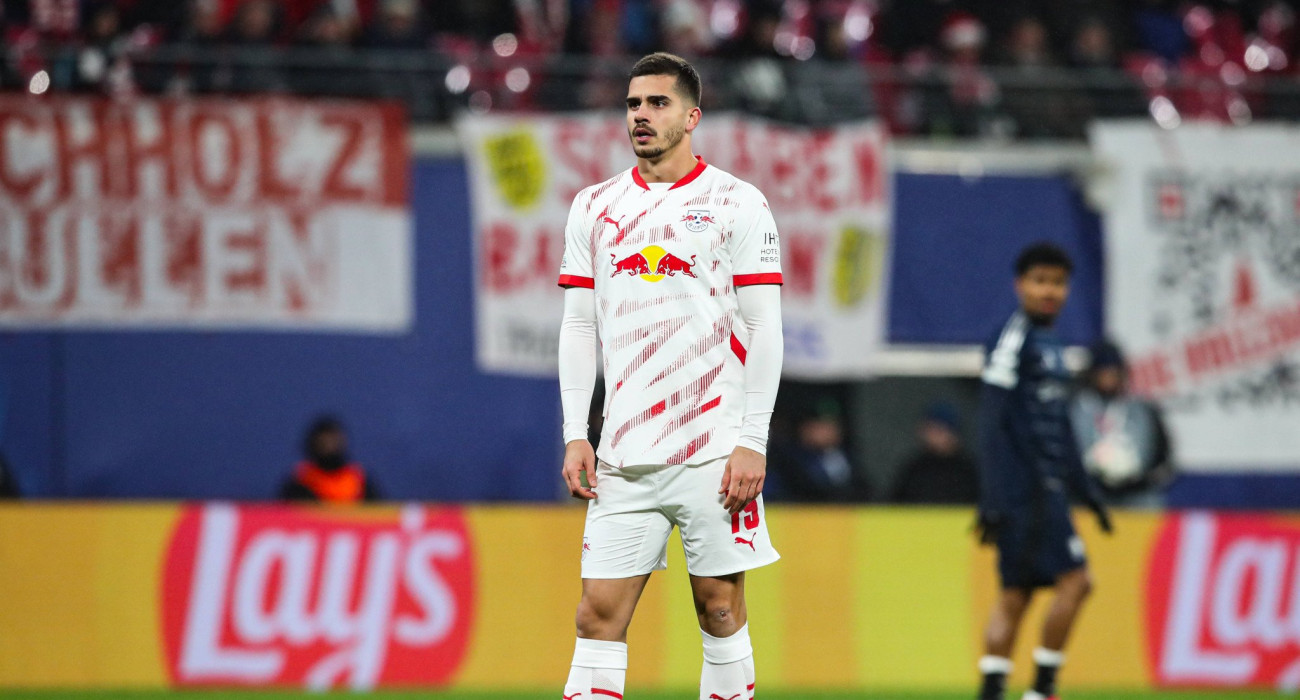 Ο Αντρέ Σίλβα με τη φανέλα της Λειψία / Πηγή: Imago