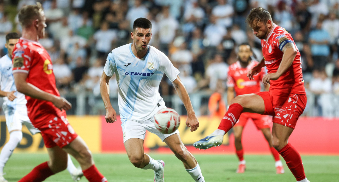 Στιγμιότυπο από το πρώτο ματς της Σέλμπουρν με την Ριέκα / Πηγή: Imago