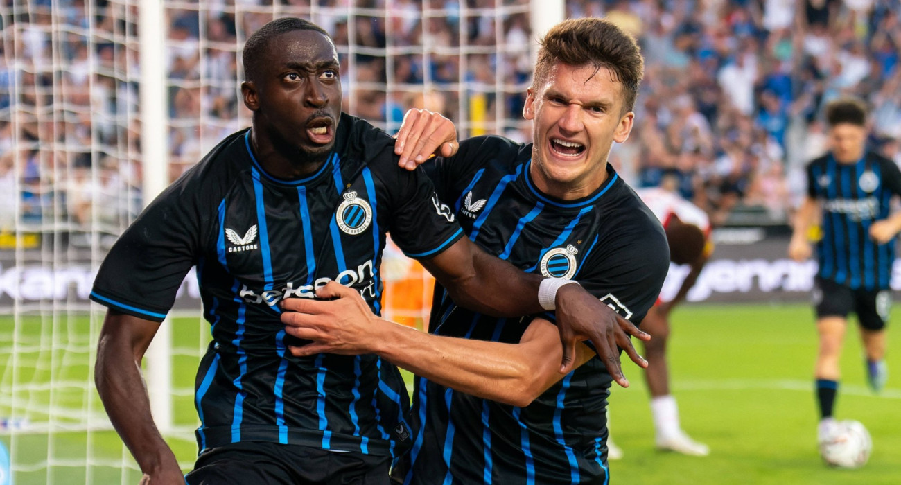 Ο Χρήστος Τζόλης πανηγυρίζει τη σημαντική πρόκριση της Μπρίζ, Πηγή: Imago