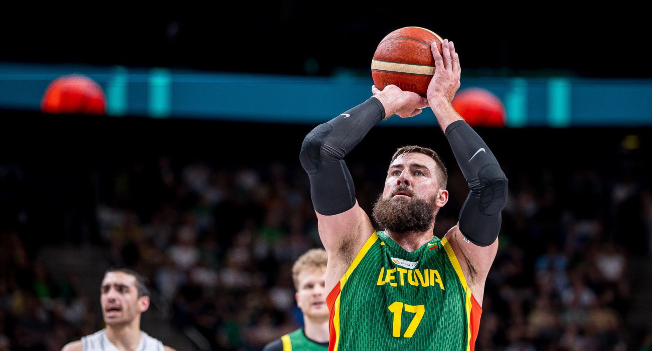 Ο Γιόνας Βαλαντσιούνας/Πηγή: ltu.basketball