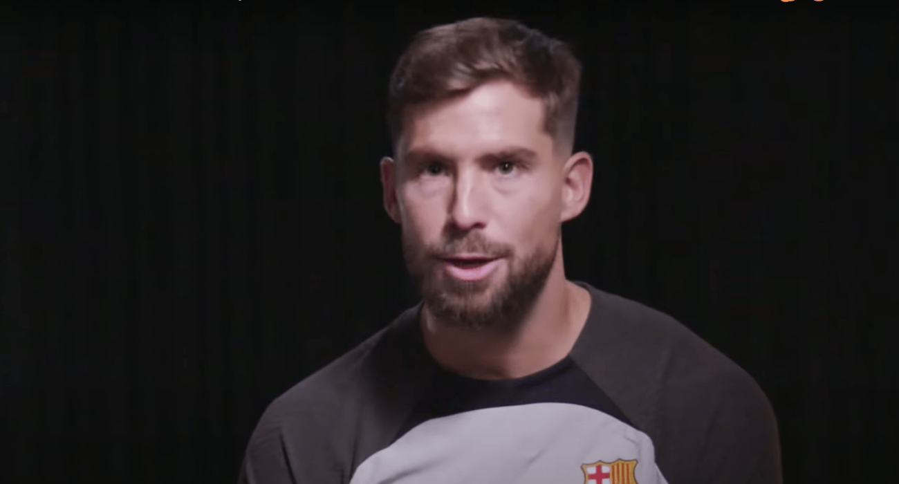 Ο Ινίγκο Μαρτίνεθ με τη Μπαρτσελόνα / Screenshot