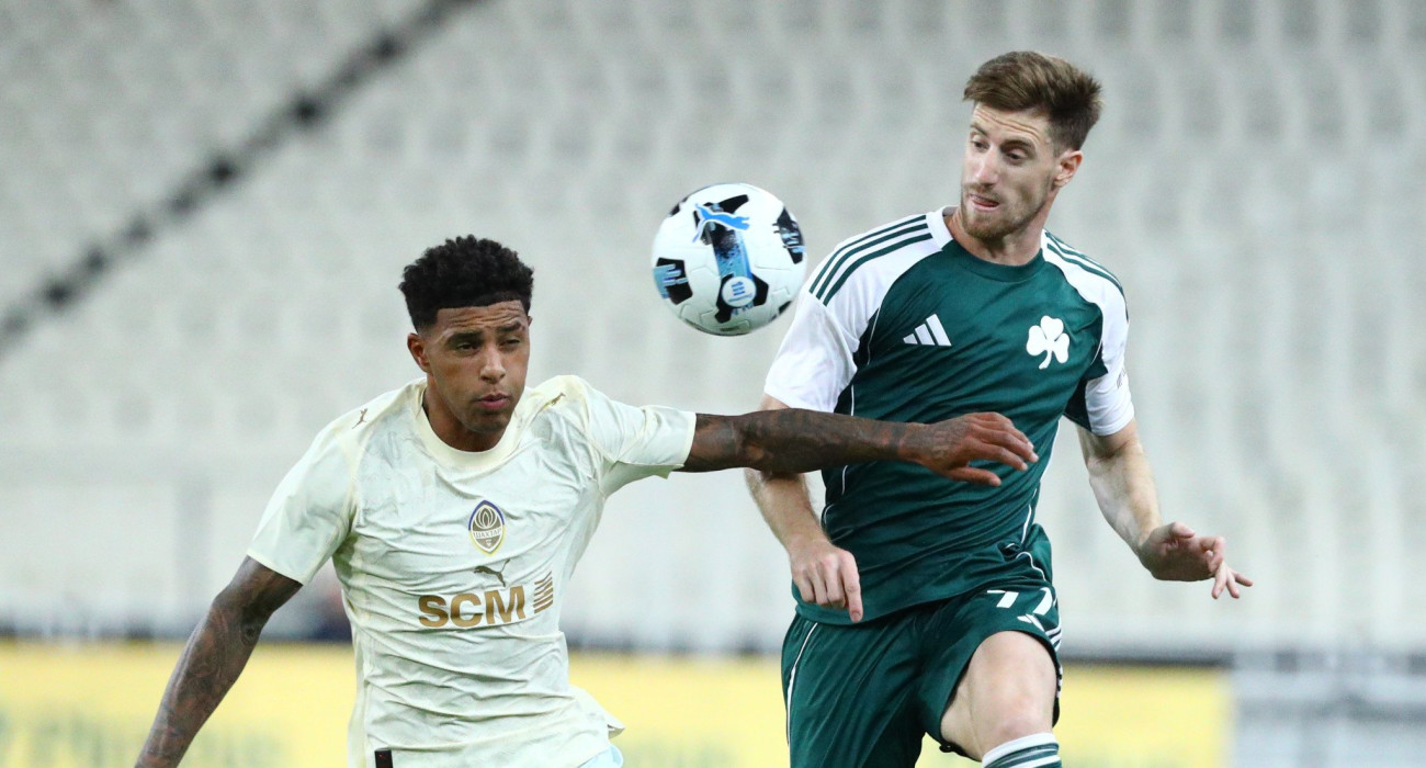 Ο Γιώργος Κυριακόπουλος στο Παναθηναϊκός-Σαχτάρ / Πηγή: Eurokinissi