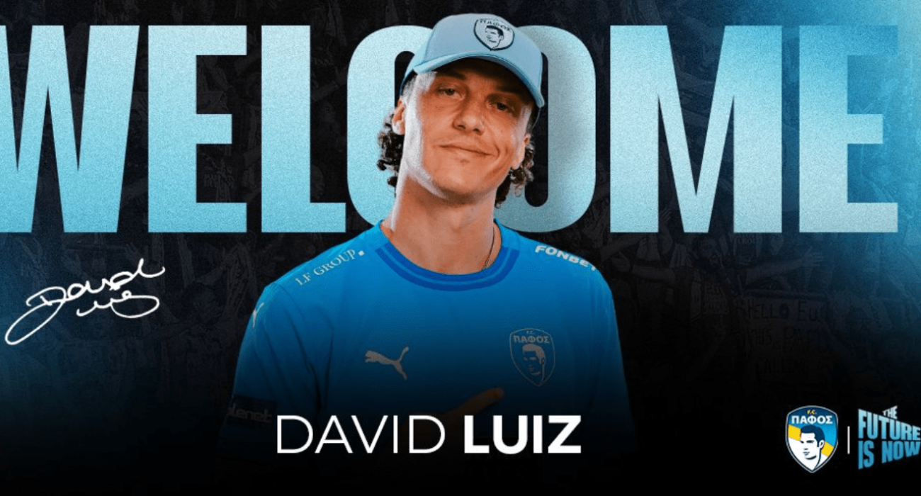 Ο Νταβίντ Λουίζ στη Πάφο / Πηγή: PafosFC