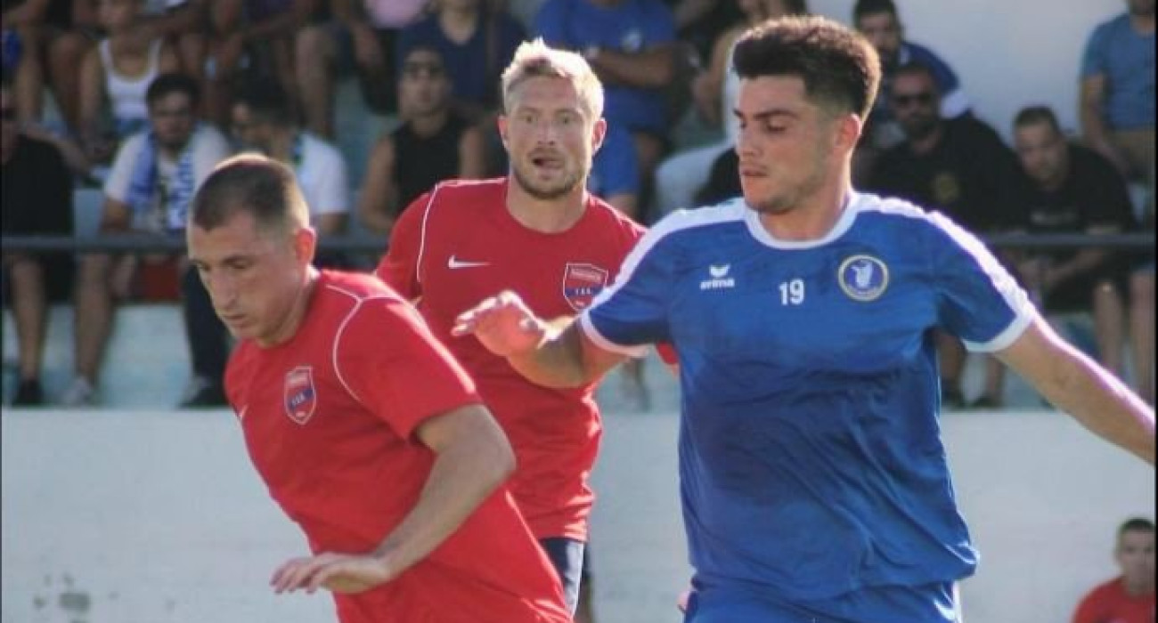 Φάση από το φιλικό Νίκη Βόλου - Πανιώνιος