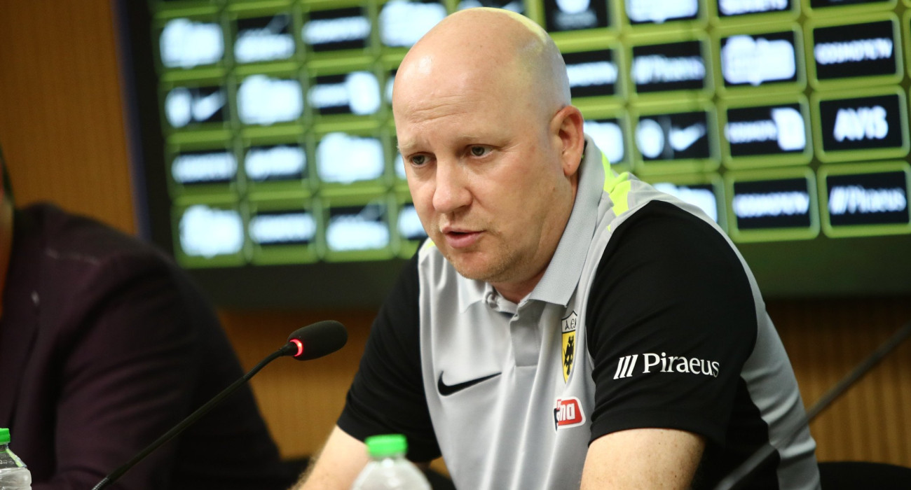 Ο Μάρκο Νίκολιτς στη συνέντευξη Τύπου / Πηγή: Eurokinissi