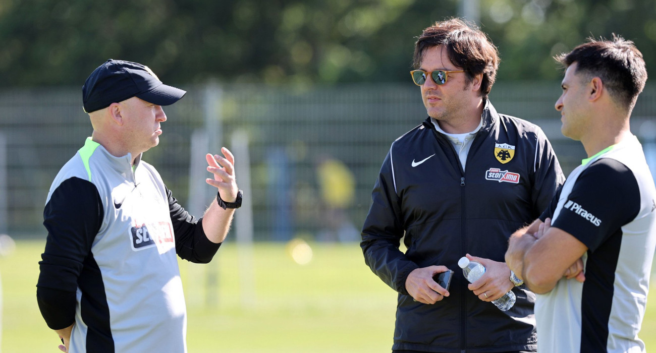 Ο Μάρκο Νίκολιτς με τον Χαβιέρ Ριμπάλτα /Πηγή: Intime