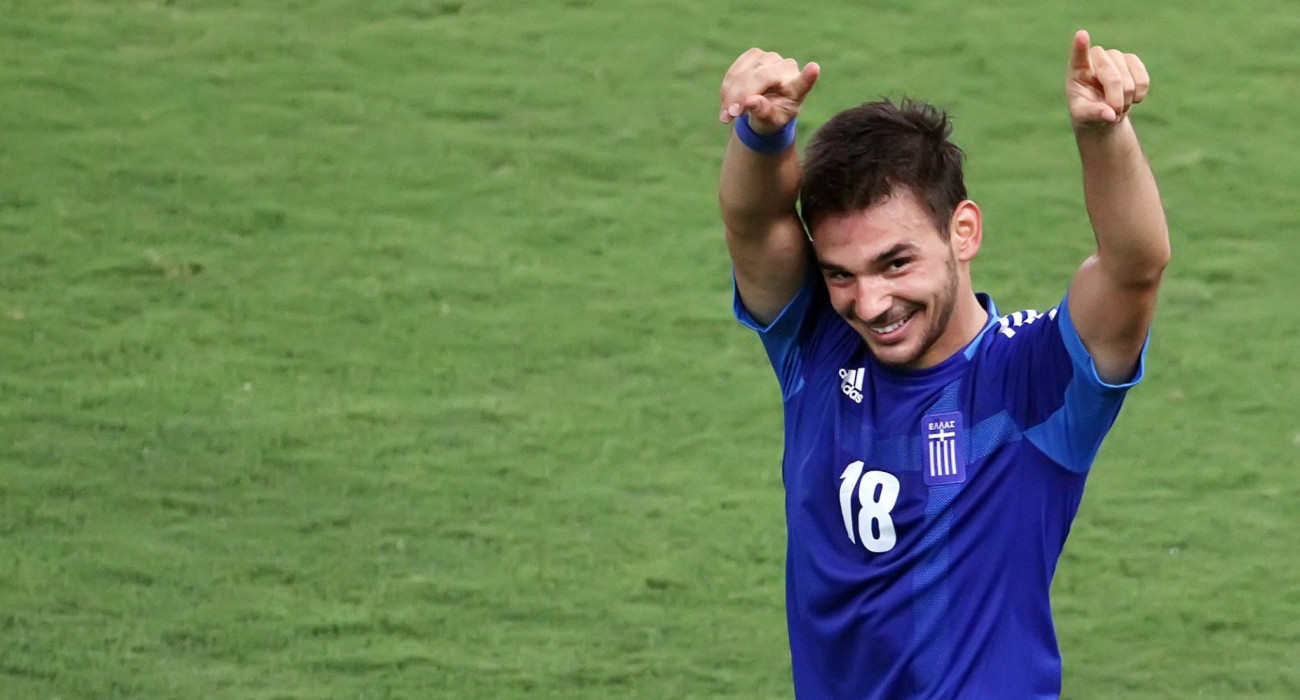 Ο Σωτήρης Νίνης στο ματς της Εθνικής με τη Λιθουανία το 2012 / Πηγή: Intime