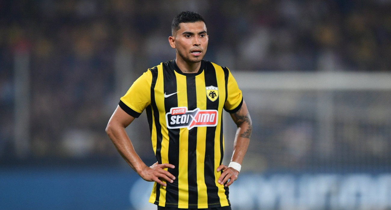 Ο Ορμπελίν Πινέδα στο ΑΕΚ-Χάποελ Μπερ Σεβά / Πηγή: Eurokinissi