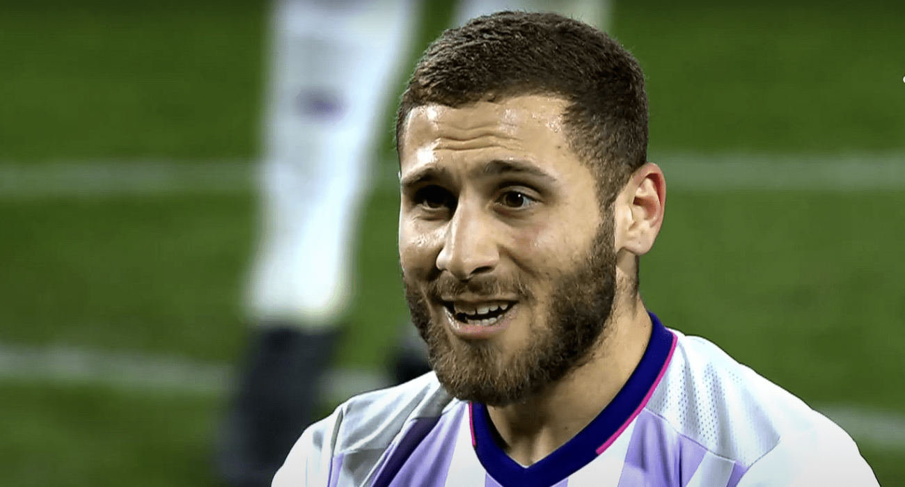 O Σον Βάισμαν με την φανέλα της Βαγιαδολίδ / Πηγή: Printscreen