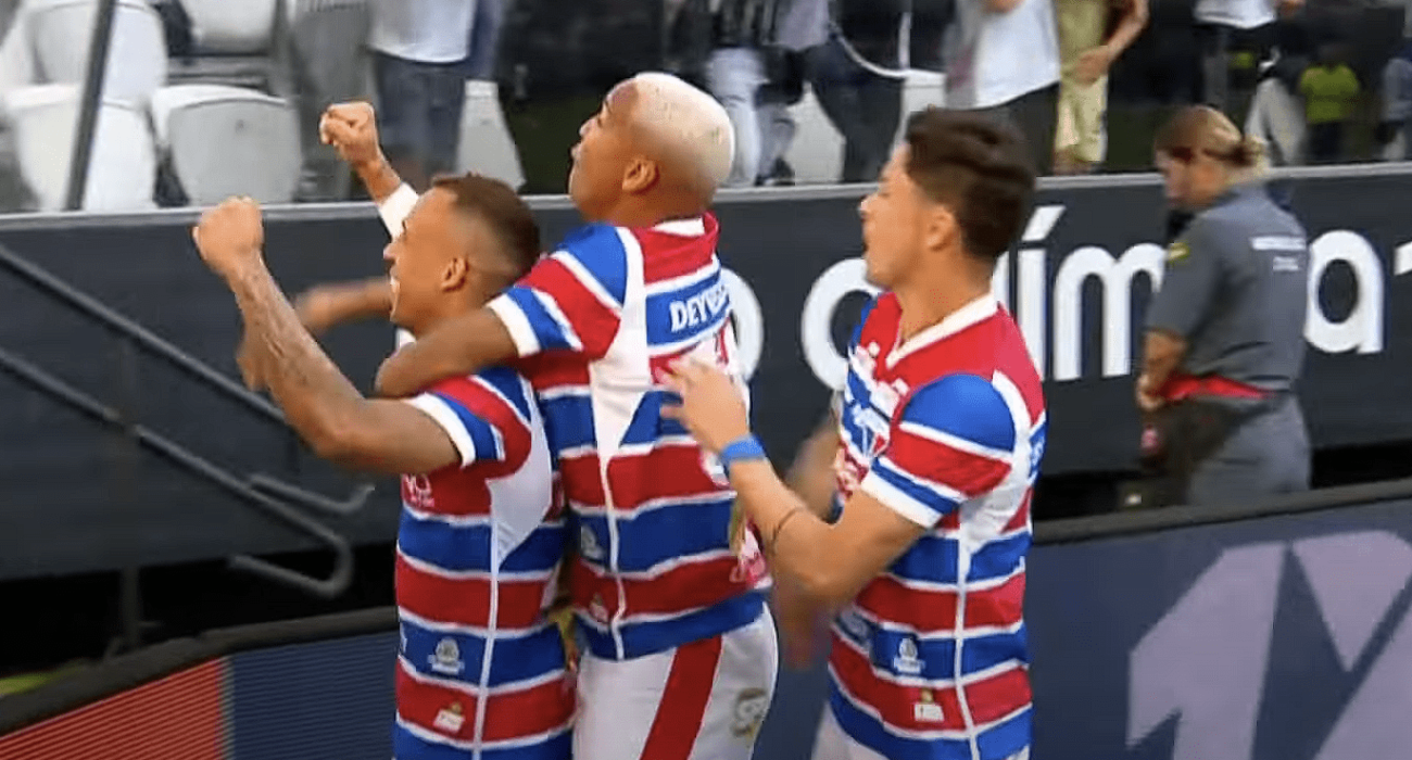 Οι παίκτες της Φορταλέζα πανηγυρίζουν / Πηγή: Printscreen